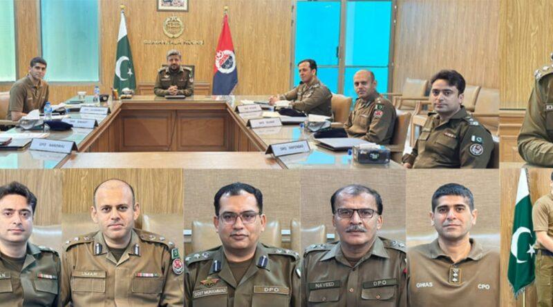RPO Khurram Shahzad Haider Warraich presiding over the Regional Command Conference.
