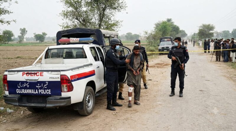Post-arrest operation of the rape suspect by Kamoke Police