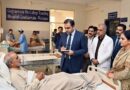 : Deputy Commissioner Gujranwala Naveed Ahmed reviewing medical facilities at Teaching Hospital Gondlanwala.