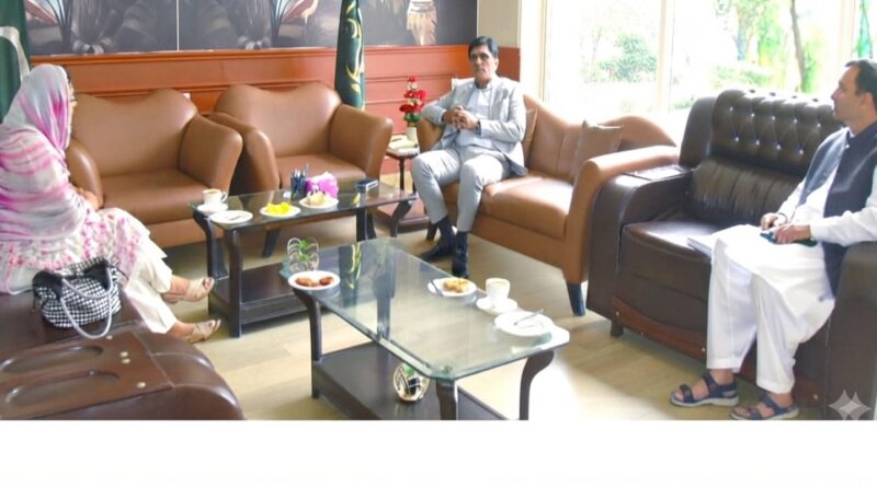 DG Local Government Punjab Beenish Fatima and Commissioner Gujranwala Muhammad Ali presiding over a meeting regarding development projects underway in Gujranwala Division.