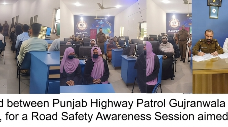 SP Mian Moazzam Ali and Rana Manzoor Ahmed signing the MOU.